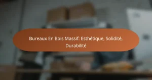 Bureaux En Bois Massif: Esthétique, Solidité, Durabilité
