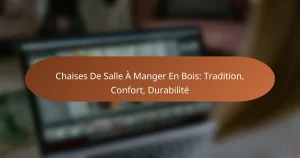 Chaises De Salle À Manger En Bois: Tradition, Confort, Durabilité