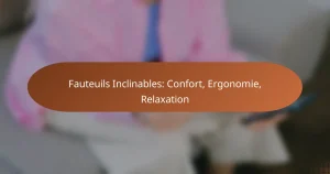 Fauteuils Inclinables: Confort, Ergonomie, Relaxation