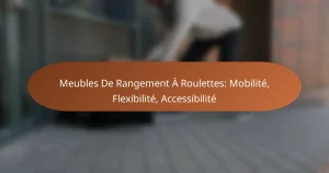 Meubles De Rangement À Roulettes: Mobilité, Flexibilité, Accessibilité