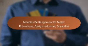 Meubles De Rangement En Métal: Robustesse, Design industriel, Durabilité