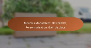 Meubles Modulables: Flexibilité, Personnalisation, Gain de place