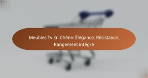Meubles Tv En Chêne: Élégance, Résistance, Rangement intégré