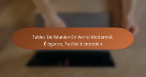 Tables De Réunion En Verre: Modernité, Élégance, Facilité d’entretien