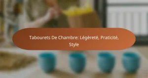 Tabourets De Chambre: Légèreté, Praticité, Style